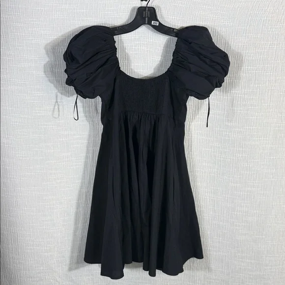 A&F Emerson Poplin Puff Sleeve Mini Dress extra small new - Picture 11 of 12